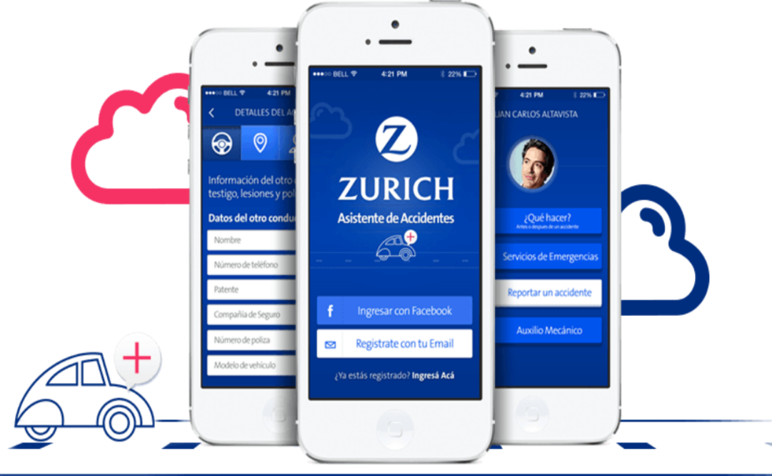 La app cuenta con distintas funcionalidades como la consulta de pólizas y estados de cuenta para agentes y asegurados