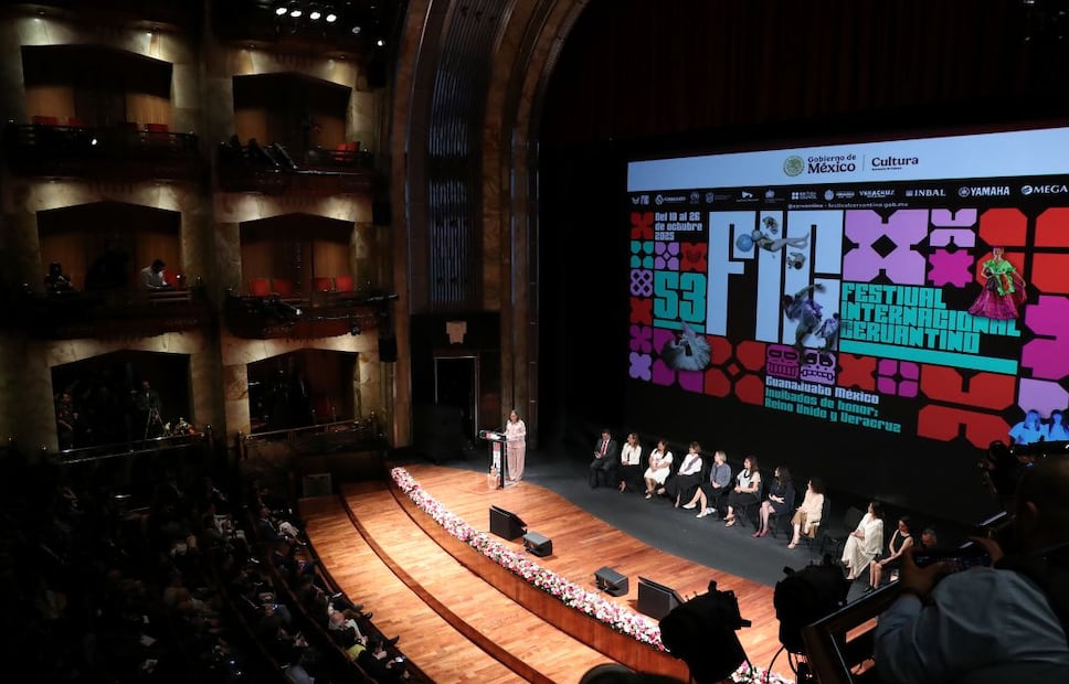 Rueda de prensa por la presentación de la edición 53 del festival Cervantino. Crédito: EFE, Mario Guzmán.