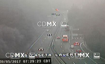 Neblina afecta visibilidad en la México-Cuernavaca y la México-Toluca
