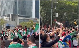 VIDEO: así fue el momento exacto en que se realizó la ola pambolera en CDMX; recorrió desde el Ángel hasta el Caballito