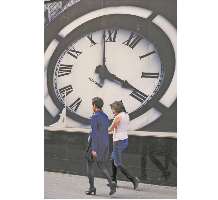 El cambio de horario se implementó desde 1996. Foto: Archivo. EL UNIVERSAL