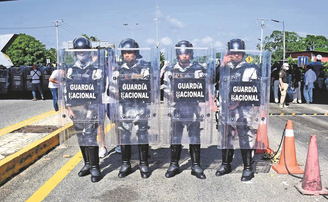 Según el informe, en 2024 la Guardia Nacional contará con 140 mil elementos. Foto: Archivo/ EL UNIVERSAL.