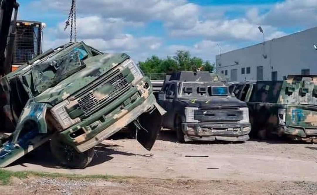 Las unidades fueron aseguradas por elementos de la Secretaría de la Defensa Nacional (SEDENA). Foto: Especial