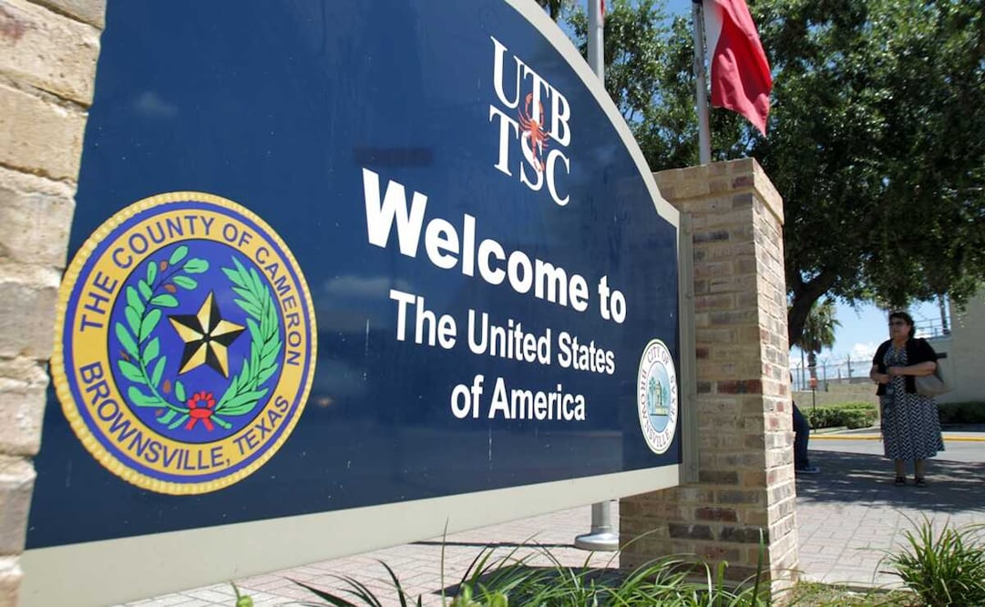 Puerta de entrada a la población de Brownsville, Texas. Foto: EL UNIVERSAL