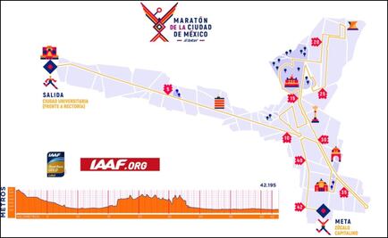 Cambian ruta de la Maratón de la Ciudad de México