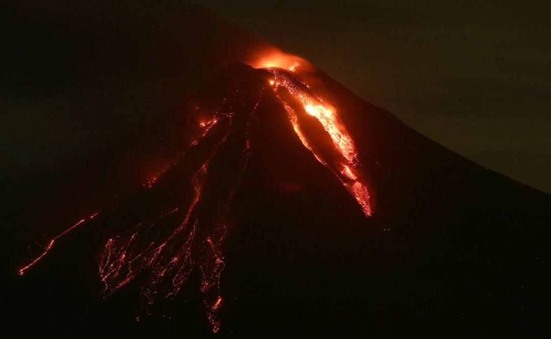 El domingo el volcán de Colima emitió grandes cantidades de ceniza y material incandescente (Foto: EFE/ Archivo)