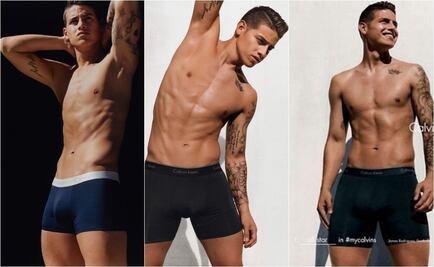 James Rodríguez modela ropa interior