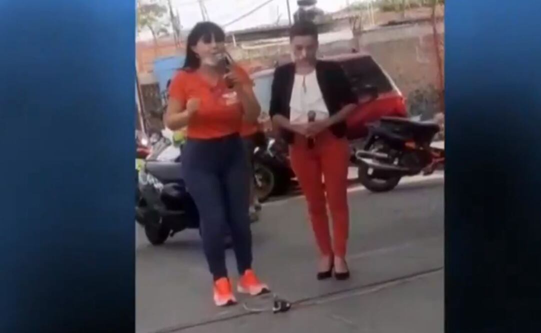 Alma Barragan, candidata en Moroleón, Guanajuato, fue asesinada durante pleno acto de campaña. Captura de pantalla