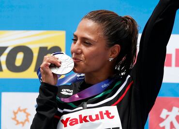 Adriana Jiménez, menospreciada por Federación de Natación y Ana Guevara, gana plata en Mundial