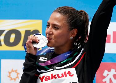 Adriana Jiménez, menospreciada por Federación de Natación y Ana Guevara, gana plata en Mundial
