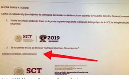 Reclaman por eliminación de frase "Sufragio efectivo..."; es fake, dice Gobierno