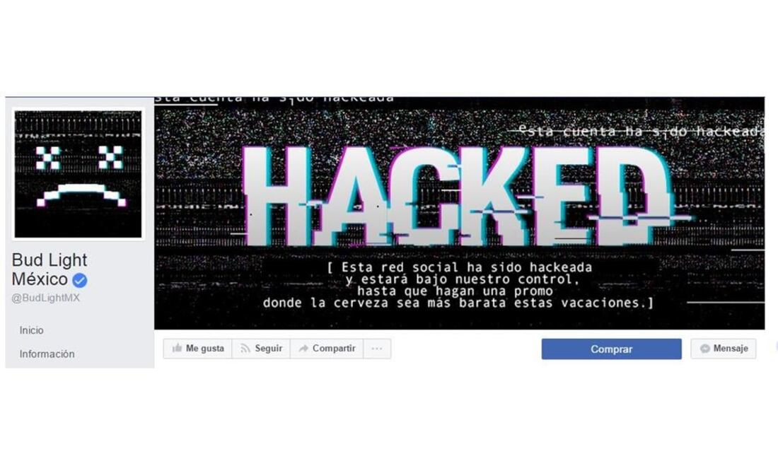 Grupo Modelo hace promoción con supuesto hackeo