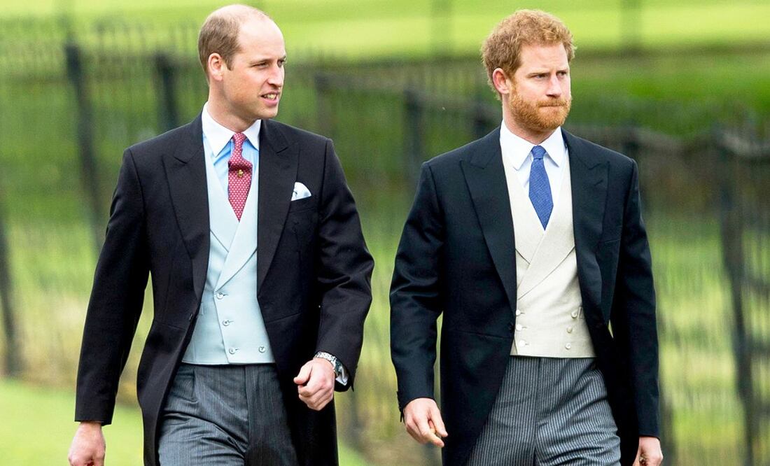 Príncipes Harry y William. Fuente: Twitter @showmundialshow