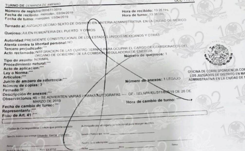 Oposición en el Senado presenta amparo contra ternas de la CRE