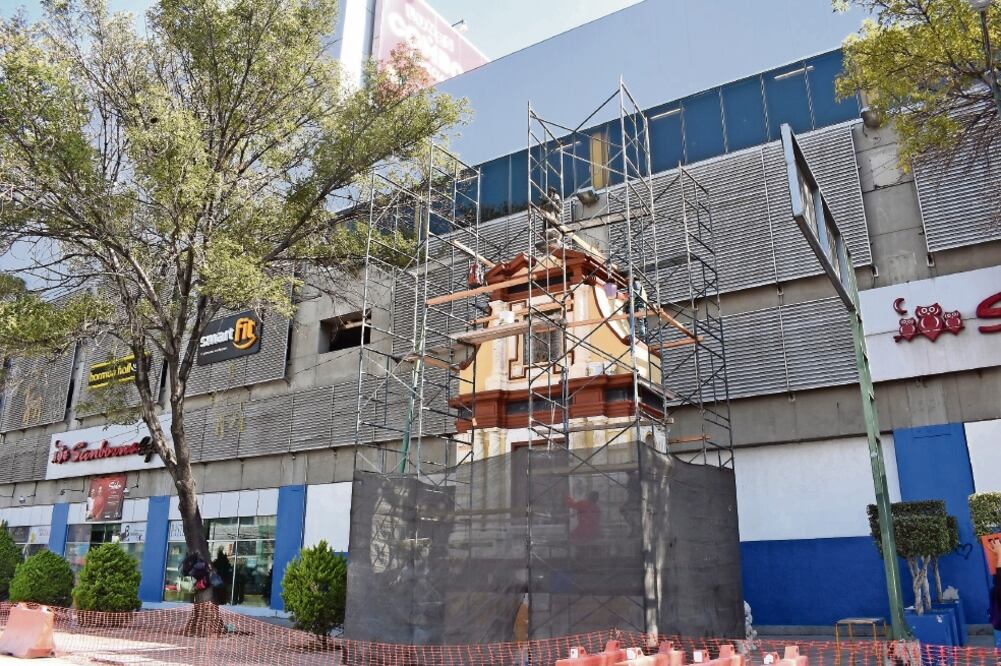 Las ermitas lucen un nuevo recubrimiento, pero sus imágenes siguen desfiguradas y hay piezas faltantes (CORTESÍA SECRETARÍA DE OBRAS)