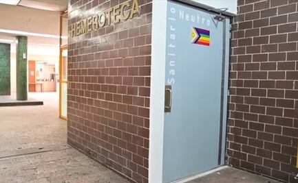 UNAM estrena en Facultad de Química sanitario neutro para personas de la comunidad LGBT
