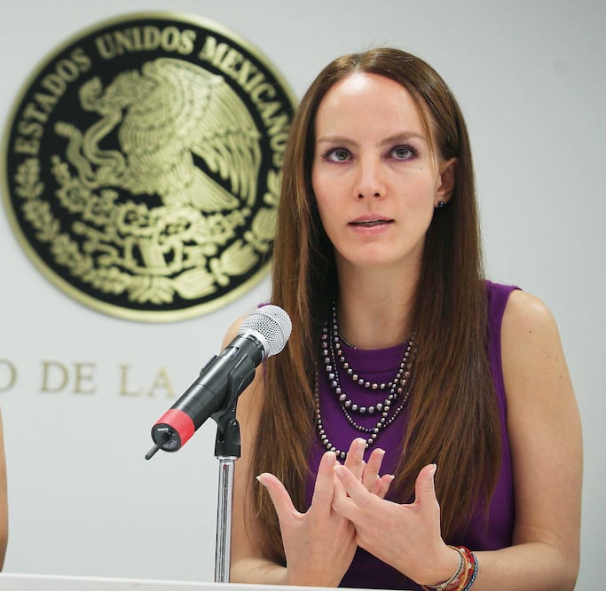 La senadora Gabriela Cuevas señala que la ley no debe negociarse y pide castiga r a los culpables de ocho muertes durante el opearativo en Nochixtlán, Oaxaca (ARCHIVO. EL UNIVERSAL)