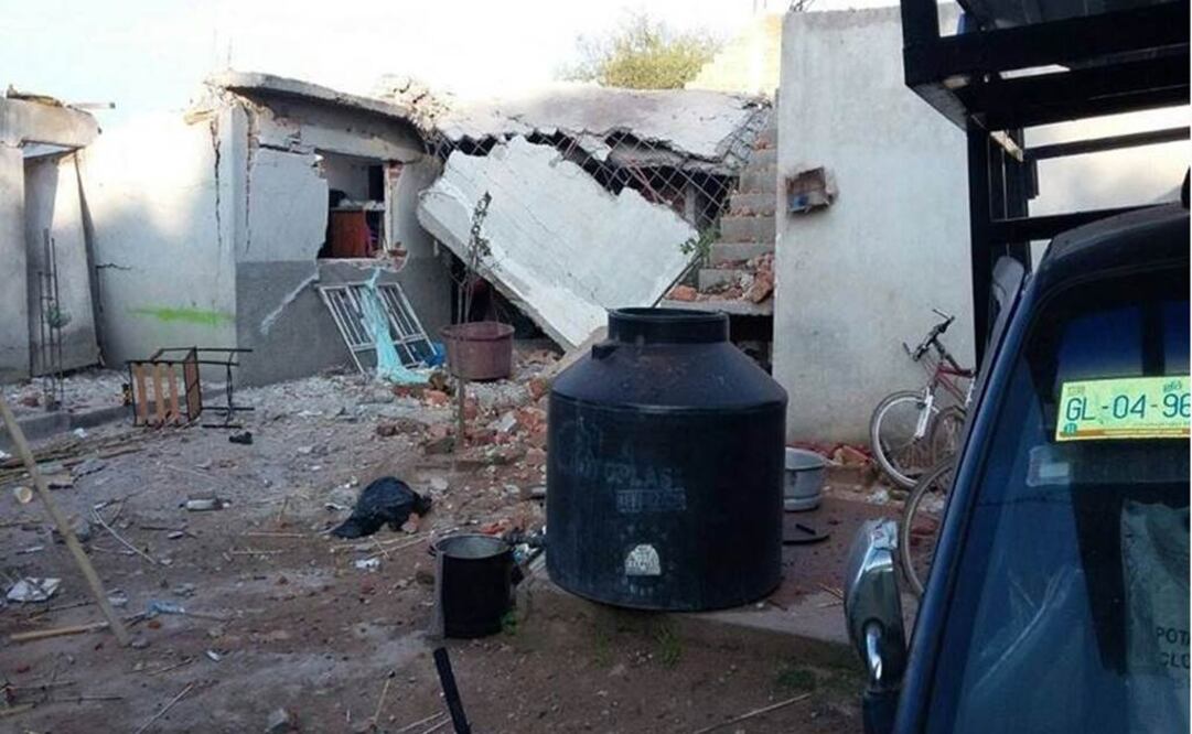 The explosion shook the community of La Pila, Guanajuato. (Photo: Xóchitl Alvarez)