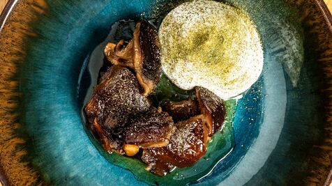 Receta: hongo shiitake en tacha, un postre diferente