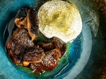 Receta: hongo shiitake en tacha, un postre diferente