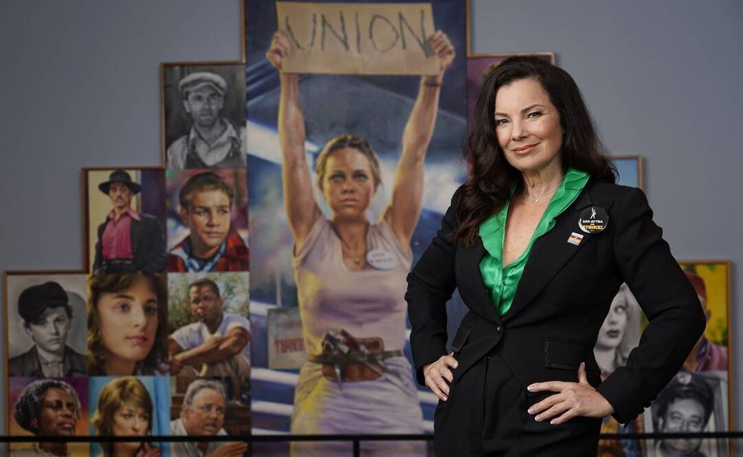 Fran Drescher describe lo difícil que han sido las negociaciones para que la huelga de actores en Hollywood llegue a su fin. Foto: Archivo AP.