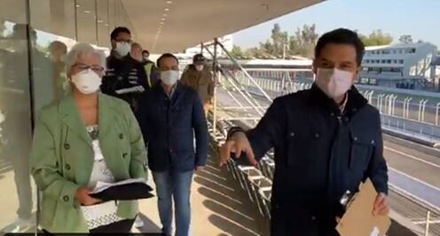 Instalan hospital para Covid-19 en el Autódromo Hermanos Rodríguez