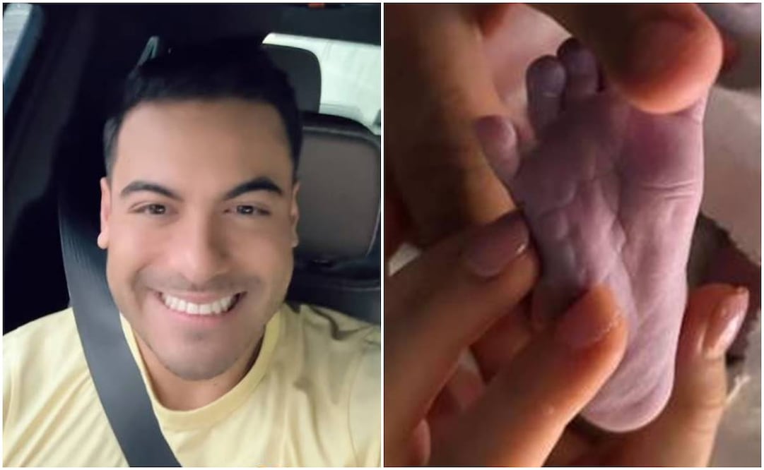 Carlos Rivera y su felicidad por la llegada de su hijo León.