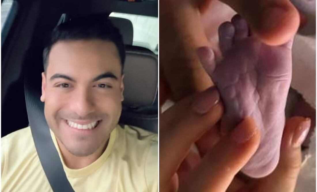 Carlos Rivera y su felicidad por la llegada de su hijo León.