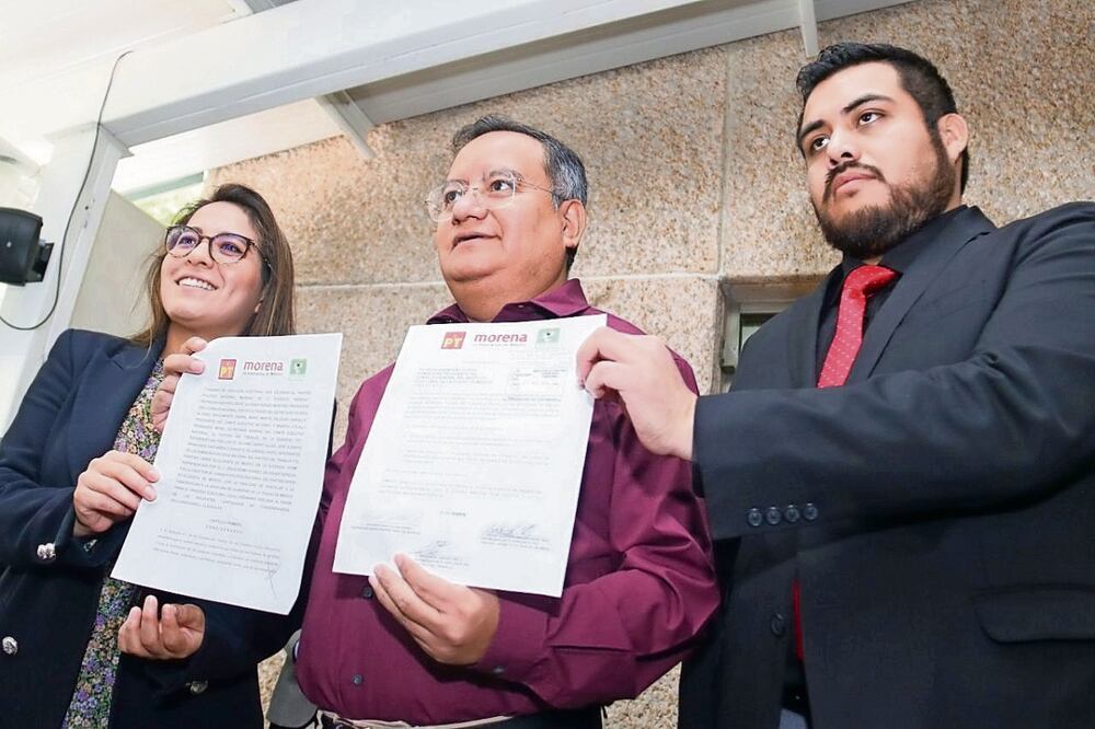 El acuerdo de coalición entre Morena, PT y PVEM fue entregado al Instituto Electoral de la Ciudad de México el pasado domingo. Foto: Especial