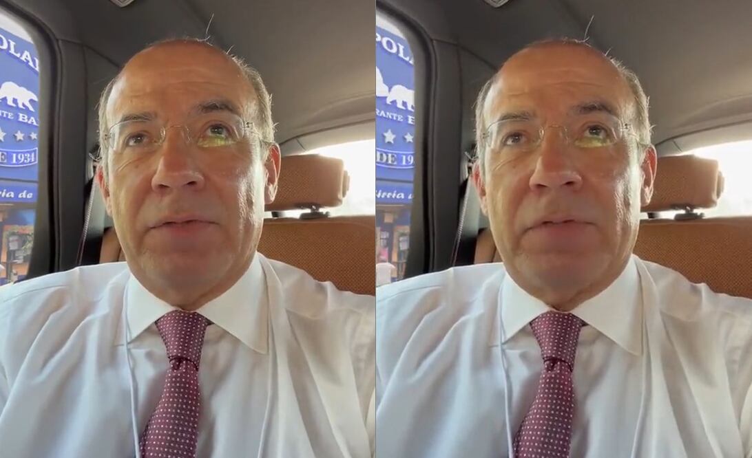 El expresidente Felipe Calderón compartió un video que fue editado como sátira por Vampipe. / Foto: Captura de video @EsdeProfugos.