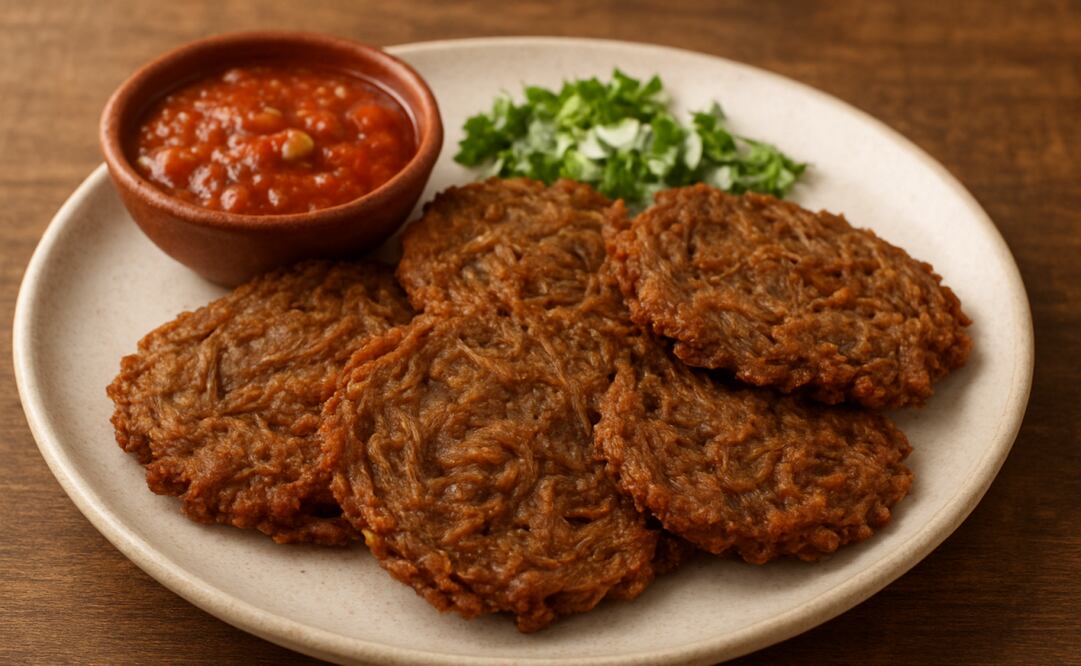 Revisa este tip para hacer tortitas de carne deshebrada. Foto: Imagen generada con IA