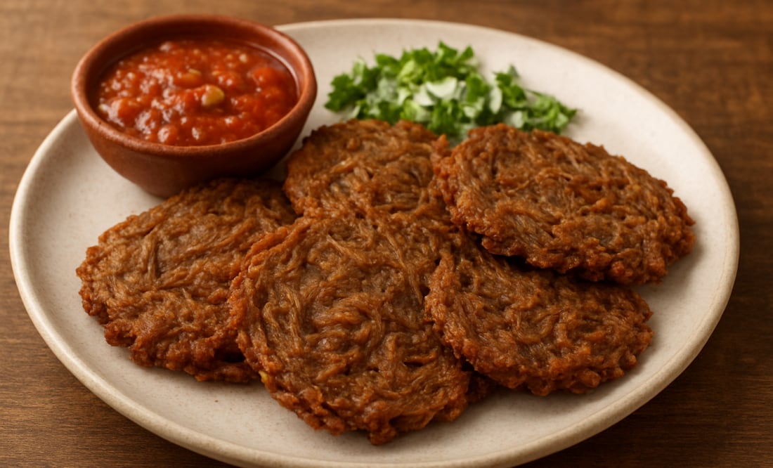 Revisa este tip para hacer tortitas de carne deshebrada. Foto: Imagen generada con IA