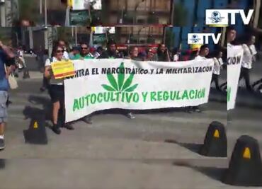 Massive march for cannabis legalization in Mexico City