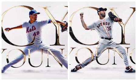 Verlander y deGrom son los pitchers ganadores del Cy Young