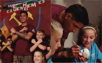 VIDEO: Edson Álvarez enseña la tradición del Día de Muertos a pequeños fanáticos del West Ham