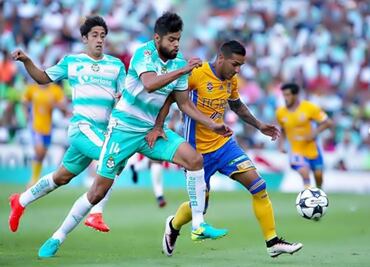 Santos and Tigres tied at zero in first game of Clausura tournament
