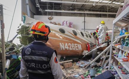 Identifican a víctimas del desplome de aeronave en supermercado de Temixco, Morelos