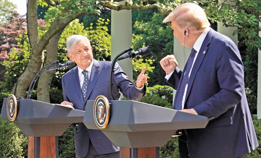 US President Donald J. Trump received Mexican President Andrés Manuel López Obrador at Washington - Photo: Anna Moneymaker/EL UNIVERSAL