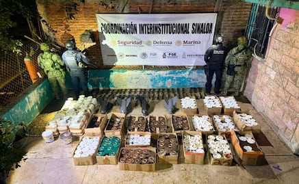 Aseguran 550 artefactos explosivos en El Rosario, Sinaloa; hallan camioneta robada y material para ataques con drones