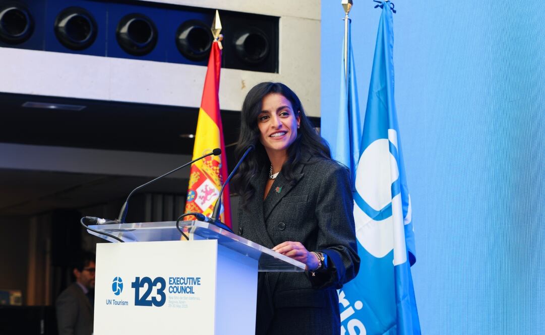 La empresaria emiratí, Shaikha Al Nowais, se convertirá en la primera mujer en liderar ´ONU Turismo´ tras ganar la votación que se ha llevado a cabo este viernes en el marco del 123 Consejo Ejecutivo de la organización. Foto: EFE