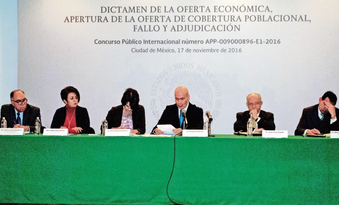 El 17 de noviembre la SCT llevó a cabo el acto en el que se dio a conocer el fallo de la licitación de la Red Compartida, en favor de Altán. (FOTO: ARCHIVO EL UNIVERSAL)