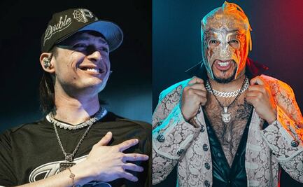 VIDEO: Peso Pluma muestra sus dotes para bailar cumbia junto al Escorpión Dorado