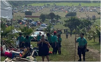 Onda tropical 22 afecta a 8 municipios de Veracruz, por intensas lluvias desalojan a 2 mil scouts