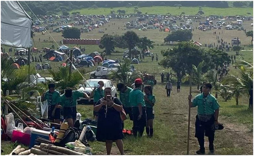Scouts en Veracruz. Foto: Especial