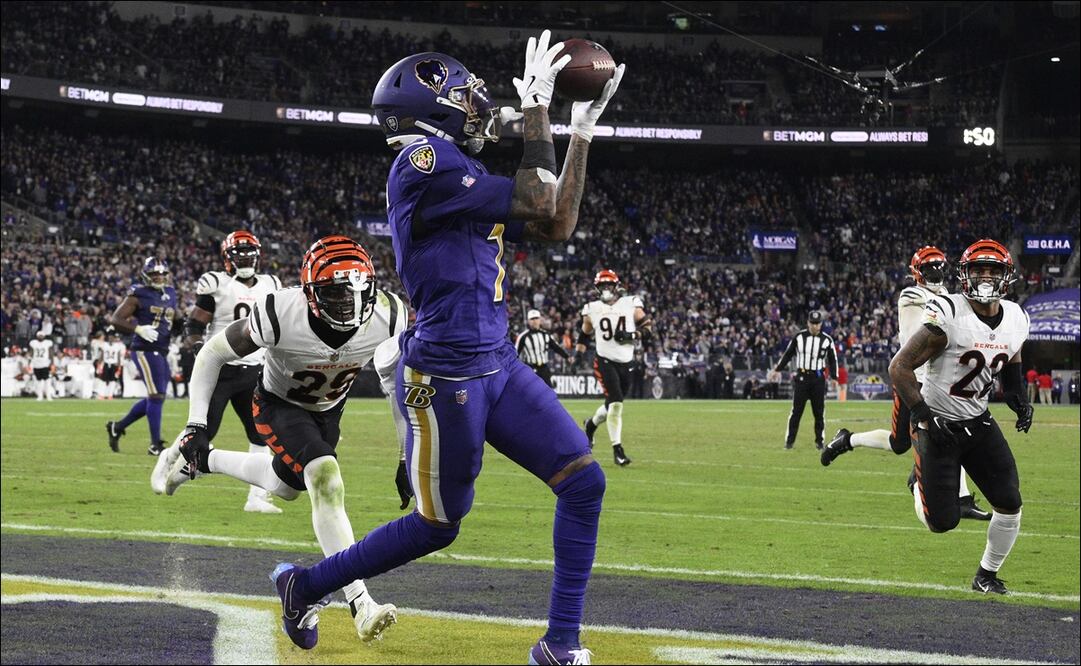 ¡Juegazo en la NFL! Los Ravens logran el triunfo ante Bengals en intenso duelo de muchos puntos - Foto: AP