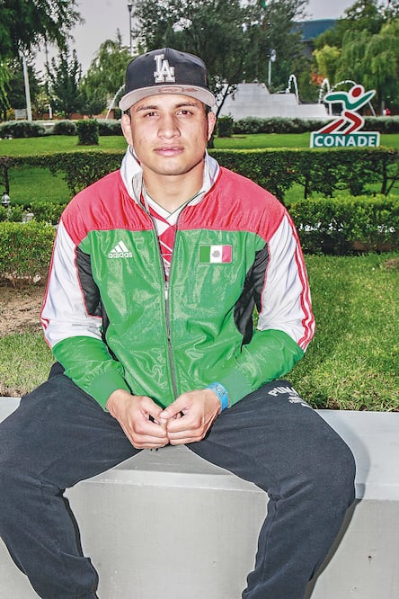 Hace 20 años que México no estaba representado en una justa olímpica en lucha; Leyva acabó la sequía (YADIN XOLALPA. EL UNIVERSAL)