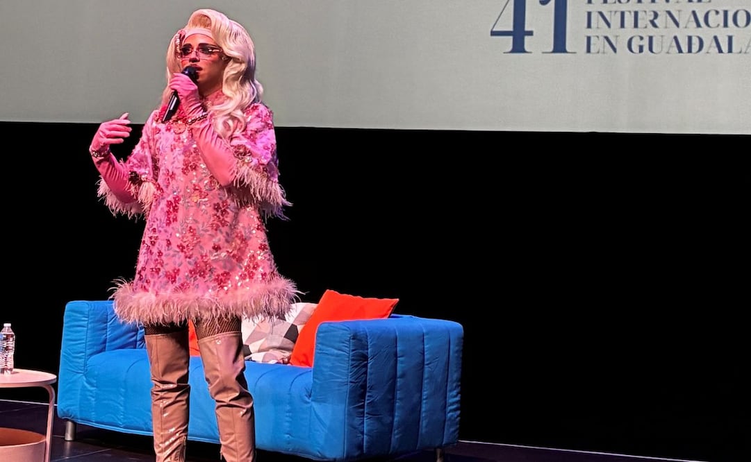 C-pher habló sobre el auge del arte drag en México. Foto: Camila Macedo/ EL UNIVERSAL.