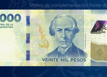 Argentina pone en circulación billetes de 20 mil pesos ante alta inflación; su implementación ayudará en demanda de efectivo
