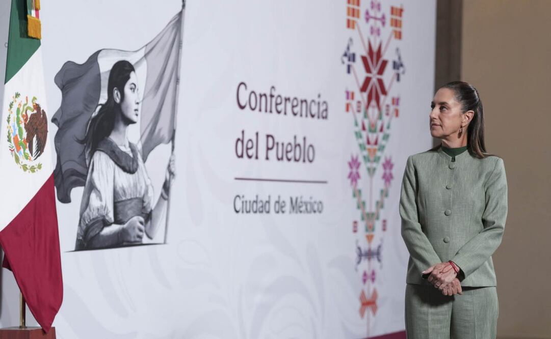 Claudia Sheinbaum Pardo en su conferencia matutina del 28 de octubre de 2025. Foto: Presidencia