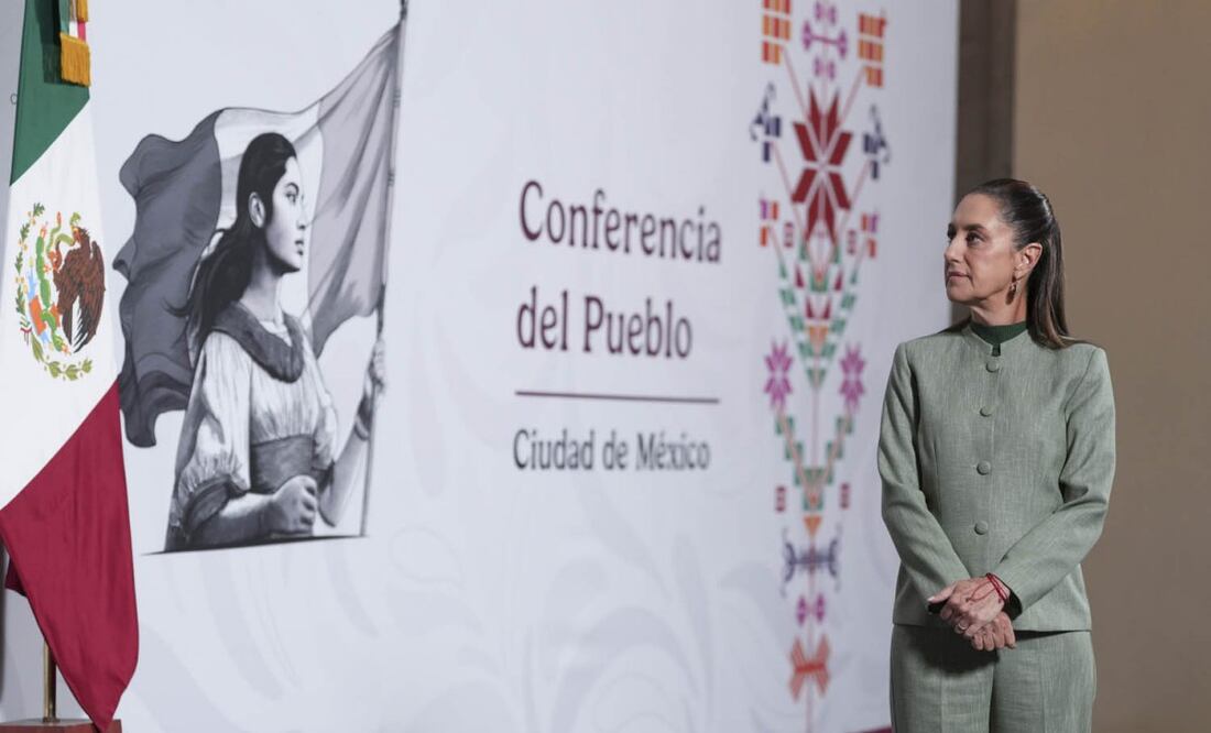 Claudia Sheinbaum Pardo en su conferencia matutina del 28 de octubre de 2025. Foto: Presidencia